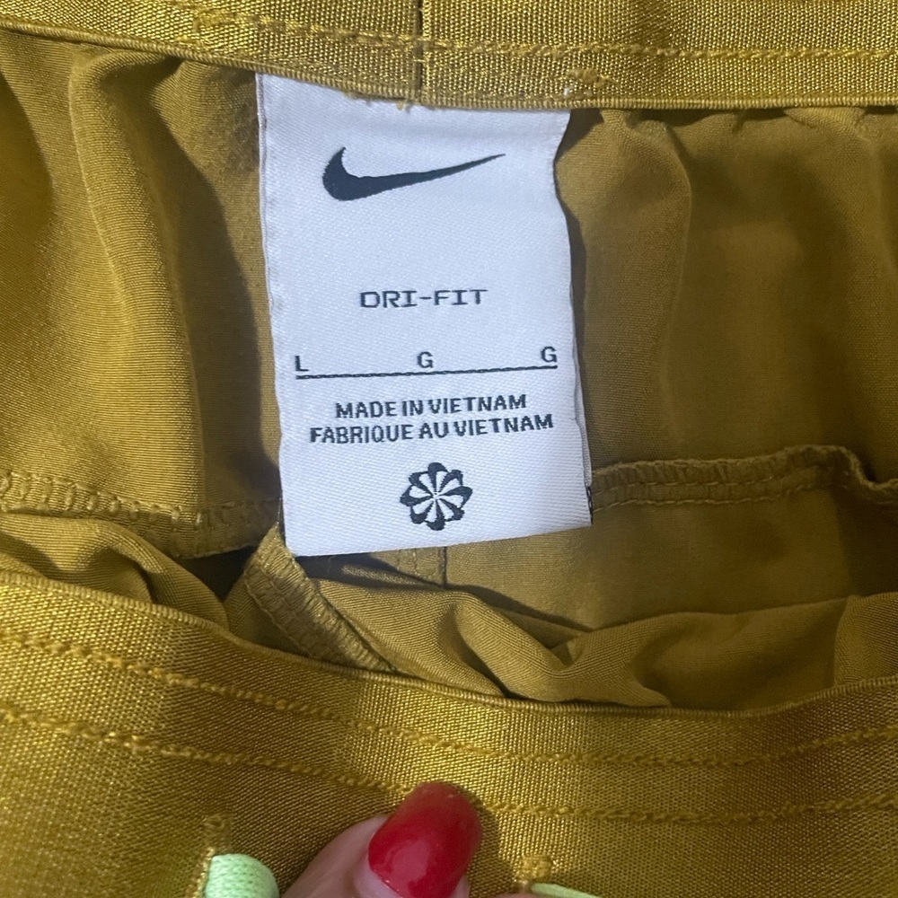 Nike Mustard Yellow Dri-FIT Shorts - Picture 2 of 15